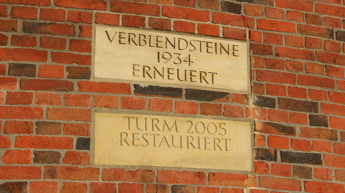 Hinweis auf zurückliegende Arbeiten. Foto: Kramp