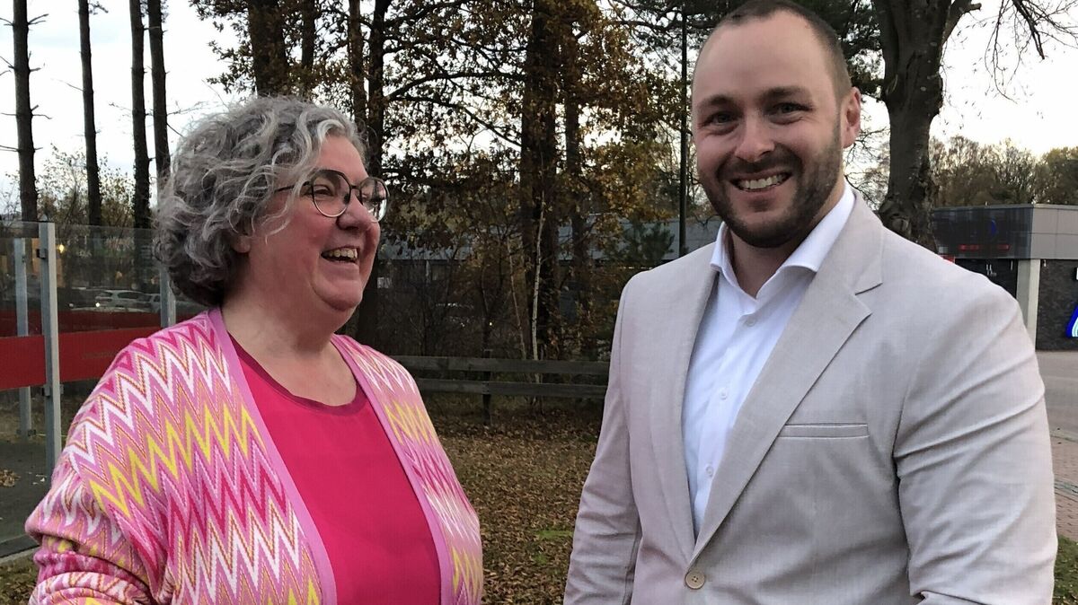 Torge Krüger möchte Samtgemeindebürgermeister in Hemmoor und damit Verwaltungschef werden. Er tritt als parteiloser Kandidat an. Die CDU - unser Foto zeigt ihn mit der CDU-Samtgemeindeverbandsvosritzenden Anja Meißne. Die CDU unterstützt seine Kandidatur. Foto: Schröder