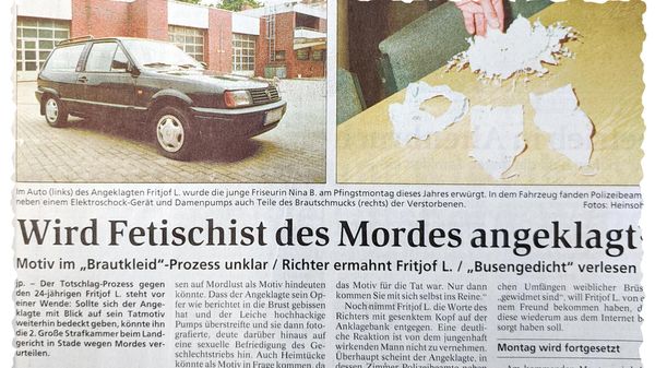"Brautkleid-Mord" in Cuxhaven: Täter war ein Schuhfetischist