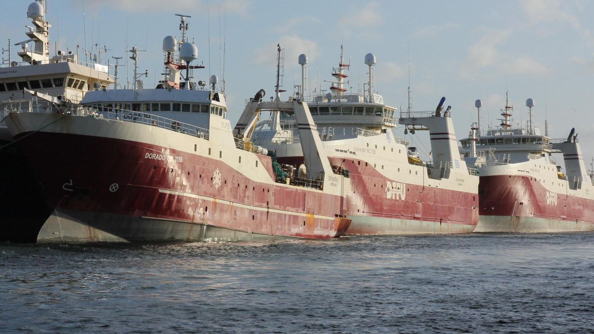 Schon seit Anfang November liegt die "Cuxhaven" im Neuen Fischereihafen, die "Berlin" machte Ende November im Heimathafen fest. In ein paar Tagen geht die Winterpause für die Cuxhavener Hochseefischer zu Ende. Die Besatzungen kehren aus dem Urlaub zurück und die Trawler steuern wieder Fangplätze im Nordatlantik an. Foto: Sassen