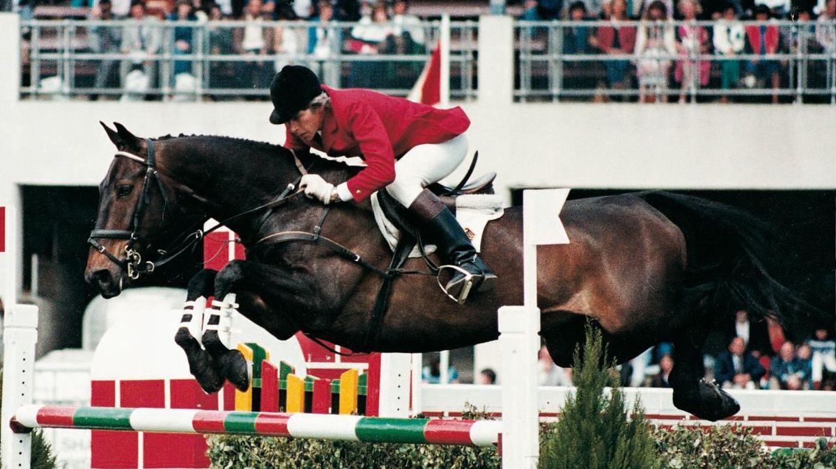 Unter dem Sattel von Paul Schockemöhle erzielte Deister in den 1980er-Jahren seine großen Erfolge. Bei den Olympischen Spielen 1984 gehörte er zur deutschen Bronze-Mannschaft. Foto: red