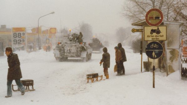 Im Blindflug durch Cuxhavener Schneelandschaft