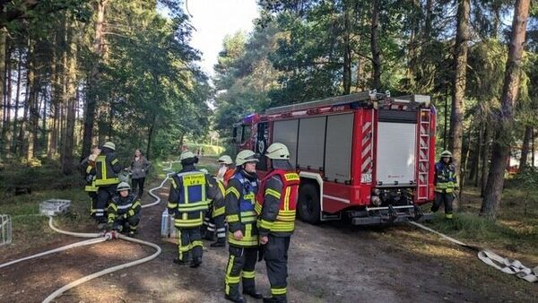 Große Übung bei Lamstedt: 176 Feuerwehrleute proben den Ernstfall