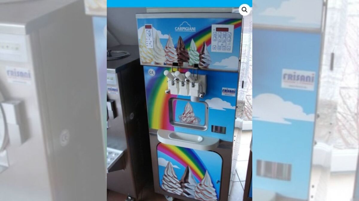 Die Eis-Maschine wiegt mehrere Hundert Kilogramm. Foto: Polizei