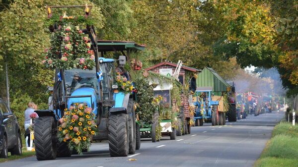 Erntedankfest in Odisheim: Festumzug mit Treckern und Oldtimern startet am Sonntag