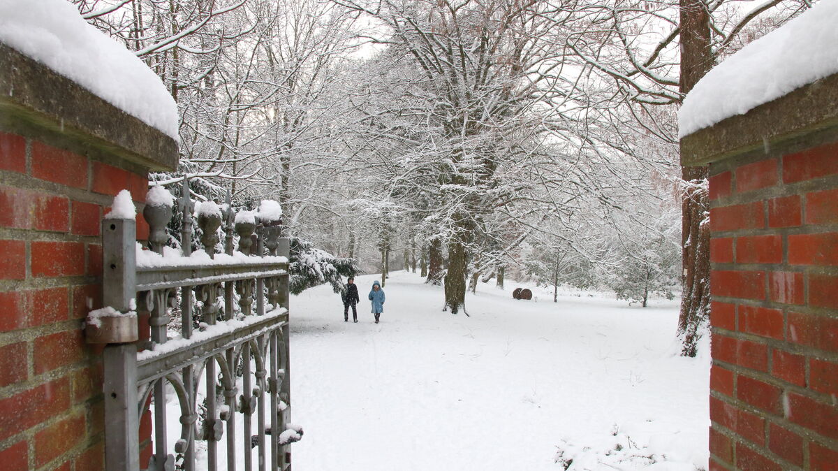Von seiner idyllischen Seite zeigte sich der Winter am vergangenen Wochenende. Nach Prognosen des Deutschen Wetterdienstes könnte die Situation im Cuxland ab Freitagmorgen deutlich unangenehmer werden. Foto: Koppe