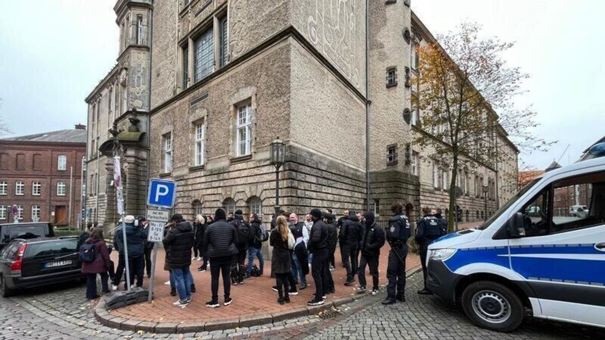 Der Clan-Prozess am Stader Landgericht nähert sich dem Ende. Foto: Vasel