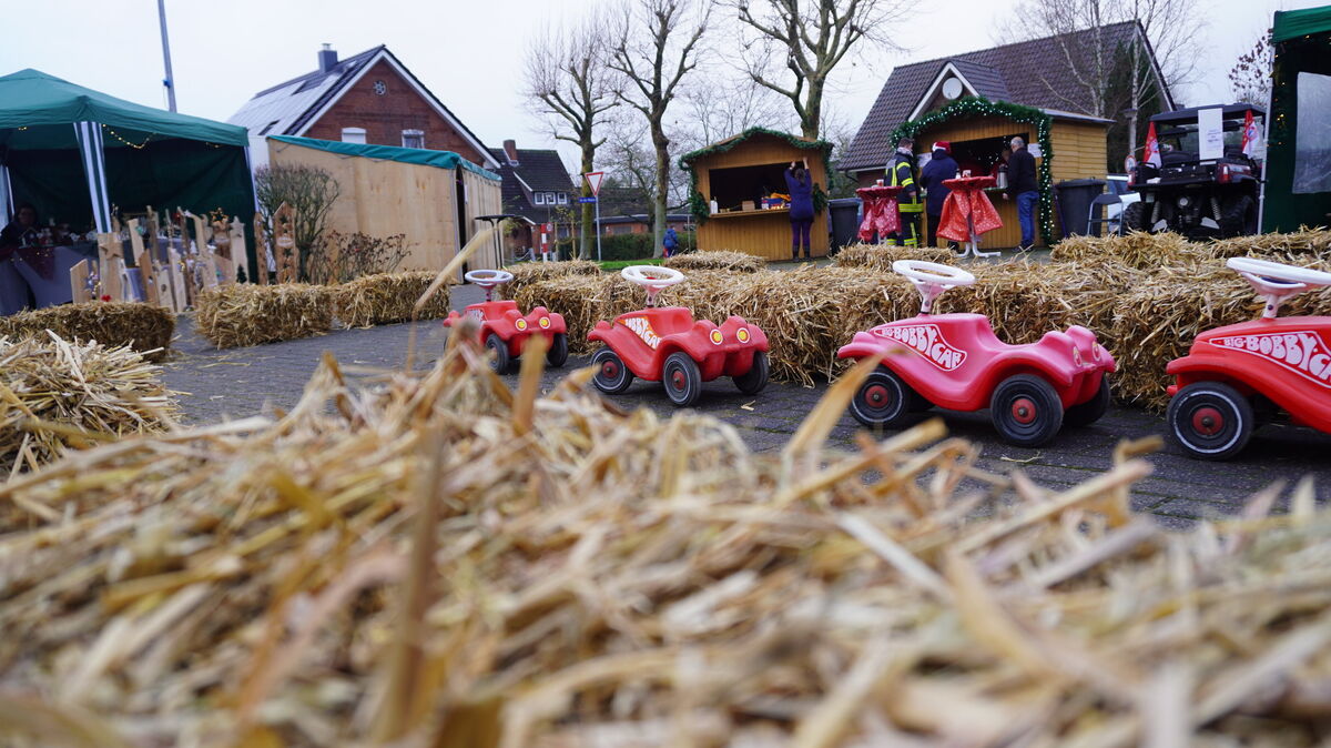Beim Bobby-Parcours kamen auch die Jüngsten auf ihre Kosten. Foto: Brettschneider