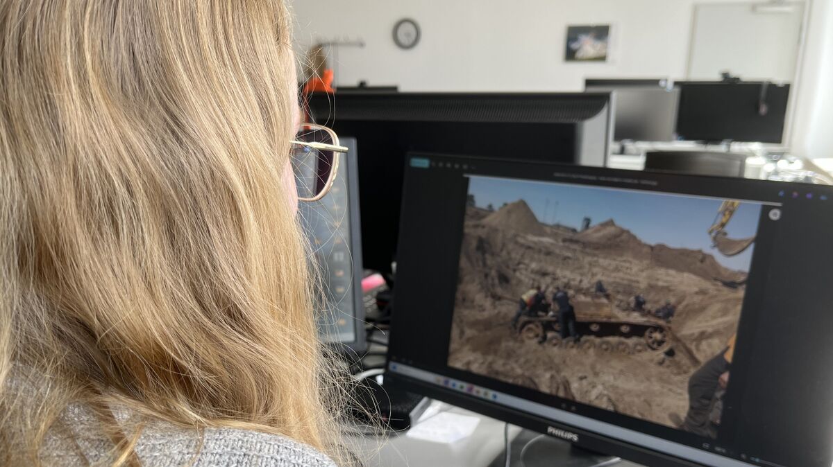 Im Internet kursieren die Bilder der Fundstelle bereits in zahlreichen sozialen Netzwerken und Foren. Sie sollen echt sein. Foto: Reese-Winne