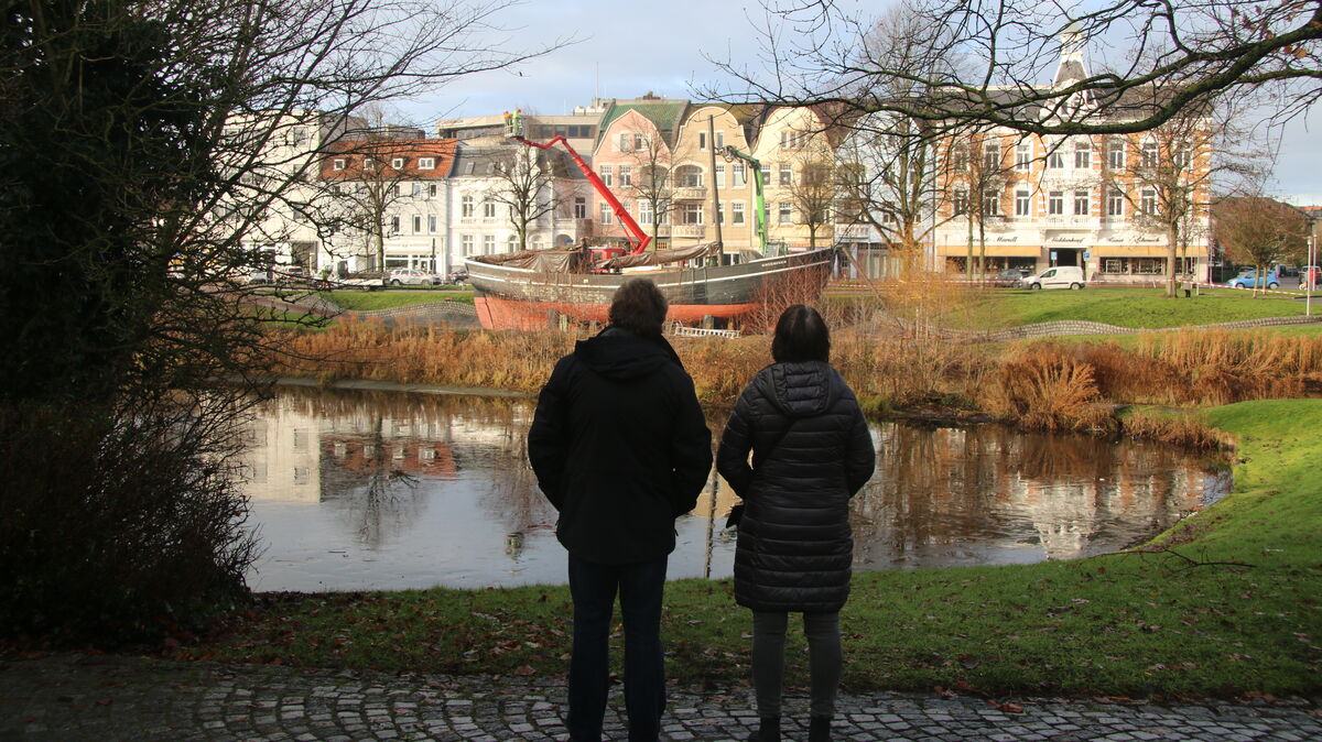 Quo Vadis City: Die Schleusenprielanlage in der Innenstadt von Cuxhaven soll impulsgebend und nachhaltig entwickelt werden. Foto: Potschka