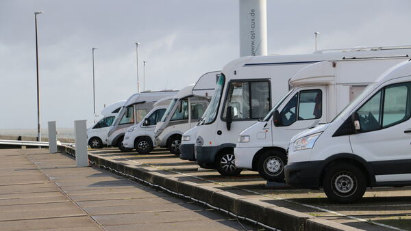 Camping auf der "Platte" in Cuxhaven: Warum Urlauber den Wohnmobil-Stellplatz lieben