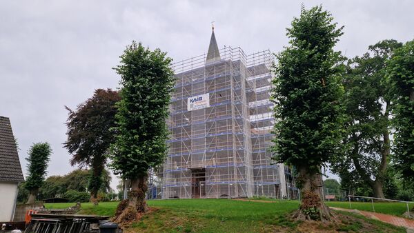 Die Sanierung der St. Georg-Kirche in Wanna: Glocken bleiben vorerst stumm