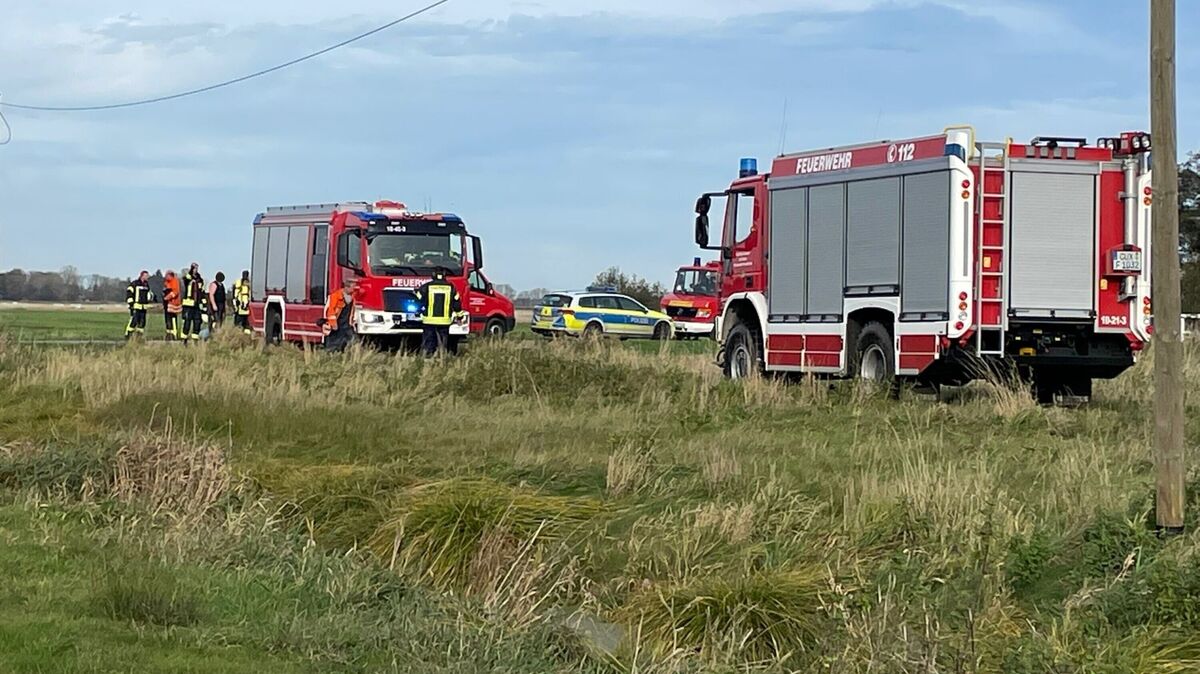 75 Einsatzkräfte der Feuerwehren, des Rettungsdienstes, der Polizei und des Energieversorgers sind über drei Stunden im Einsatz. Foto: Feuerwehr