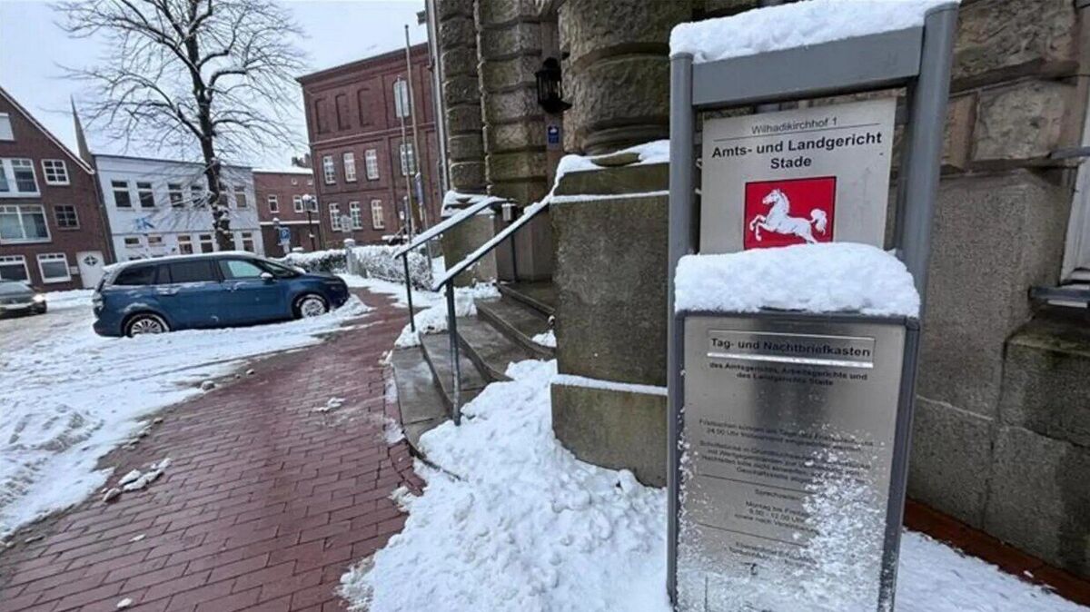 Das Landgericht in Stade: Hier beginnt der Prozess gegen den Familienvater aus der Gemeinde Wurster Nordseeküste. Foto: P. Meyer