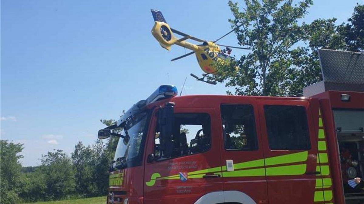 Ein Motorradfahrer wurde bei einem Verkehrsunfall im Geestland schwer verletzt. Foto: Feuerwehr Stadt Geestland