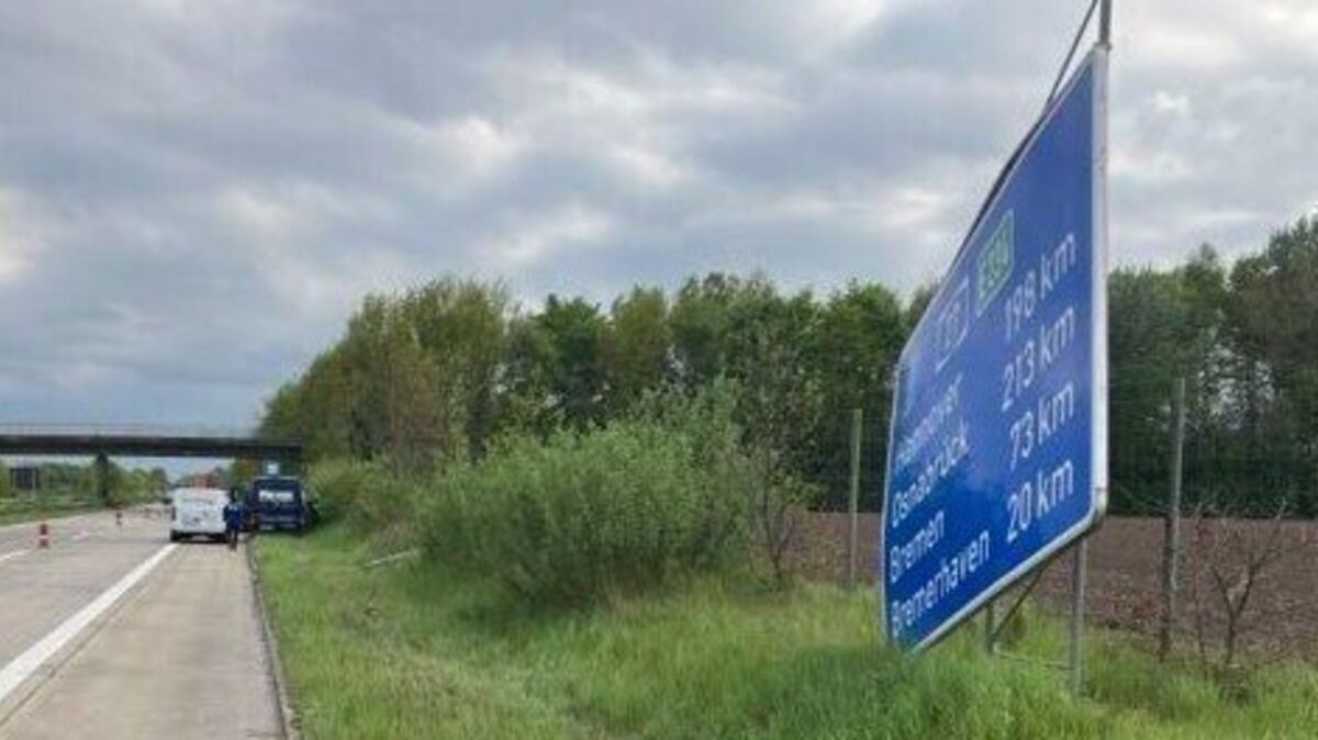 Vermutlich durch Sekundenschlaf kam der Fahrer von der Fahrbahn ab. Foto: Polizei