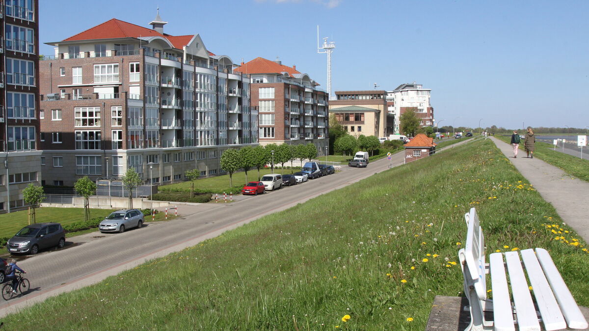 Wohnungen in bester Lage am Seedeich in Cuxhaven. Darf dort auch eine Ferienwohnung zur Vermietung angeboten werden? Foto: Reese-Winne