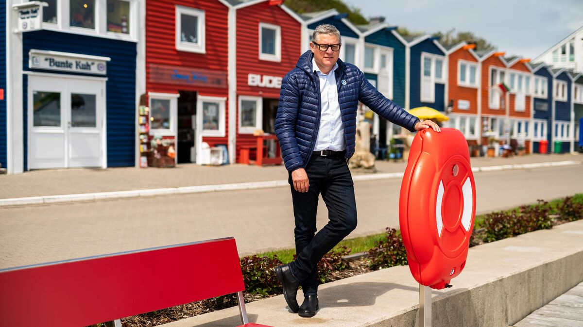 Jörg Singer wird auf Helgoland wohnen bleiben, auch wenn er ab 2023 kein Bürgermeister mehr sein wird. Foto: Bertold Fabricius