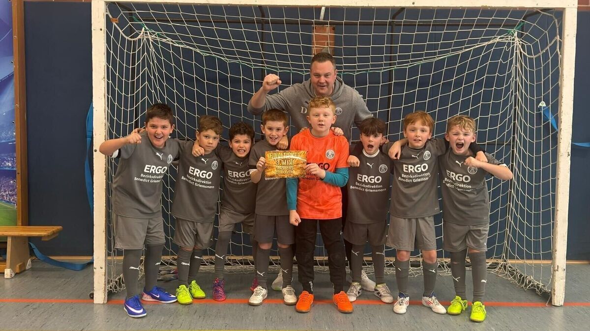Die erfolgreiche Mannschaft U9-Mannschaft des FC Cuxhaven löste das Ticket zum Jugend- Masters. Foto: FCC