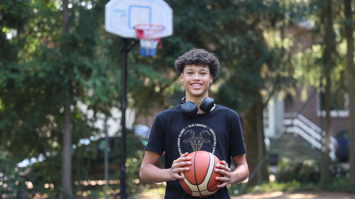 Lyon (14) ist nicht nur ein talentierter Jugendspieler. Er wird in der kommenden Saison auch für die Cuxhaven BasCats spielen. Foto: May