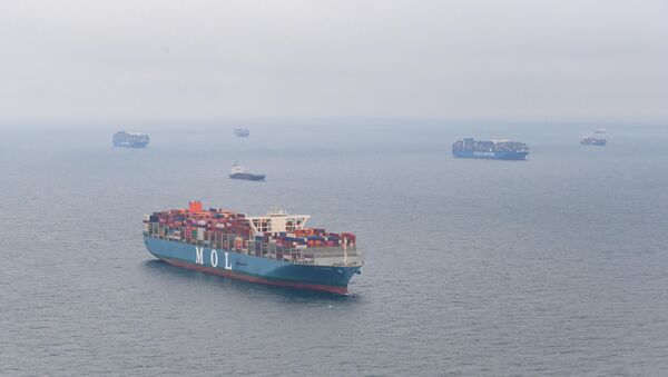 Stau der Containerschiffe in der Nordsee wird immer größer