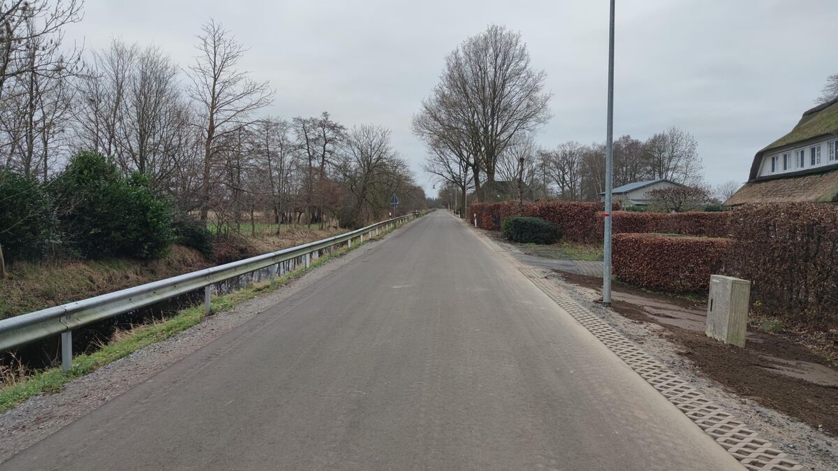 Die Sanierung der K30 zwischen Kleinwörden und Hechthausen ist abgeschlossen. Foto: Landkreis Cuxhaven