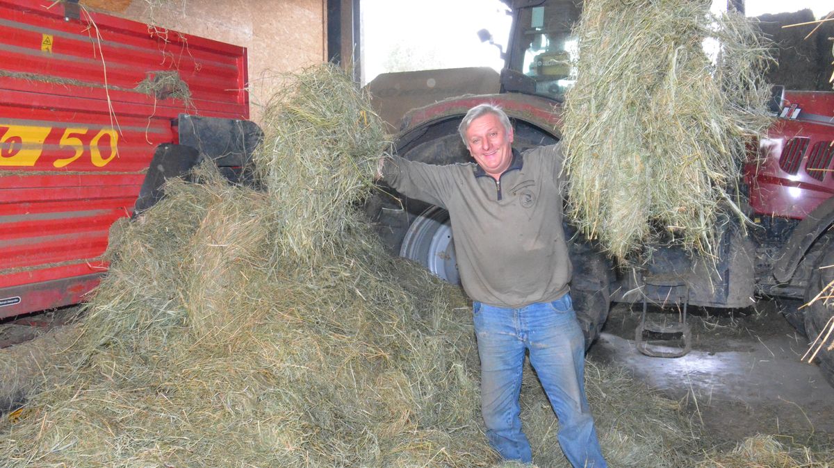 Hans-Hermann Ropers aus Nordleda ist Heu-Bauer aus Leidenschaft. Am Dienstag, 28. Juli, gibt es im Fernsehen eine TV-Reportage über den Landwirt. Foto: Schröder