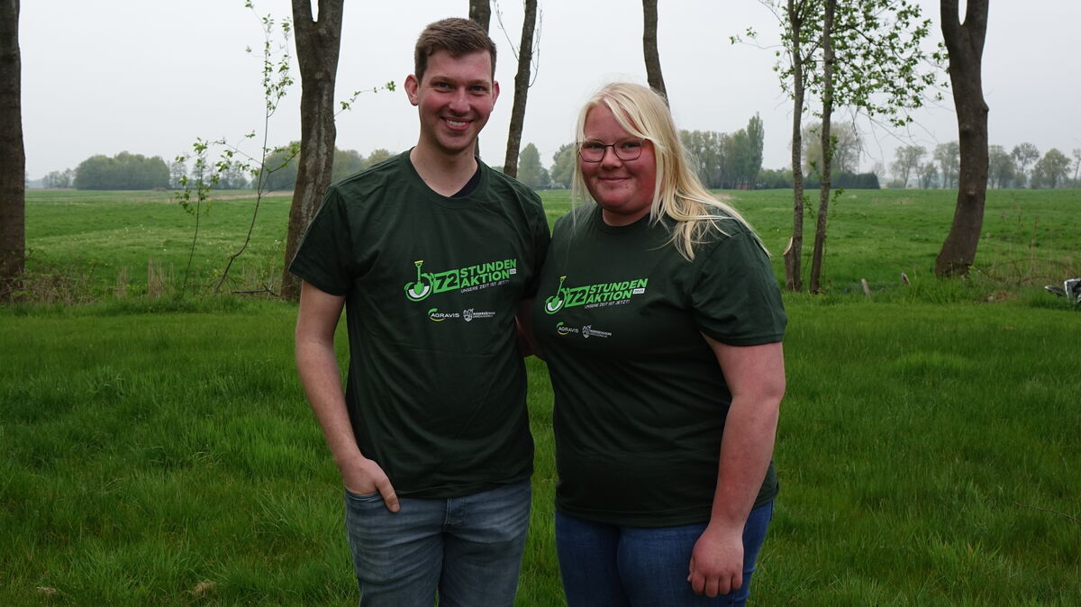 Marco Reielts (links) und Nele Eckhoff sind die Vorsitzenden der Landjugend Altenbruch-Ihlienworth. Foto: Grell
