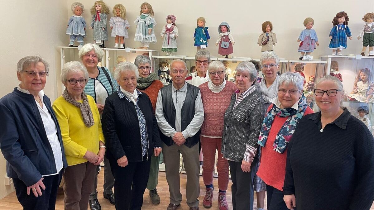 Das ehrenamtliche Team der Puppenstube Ottendorf.