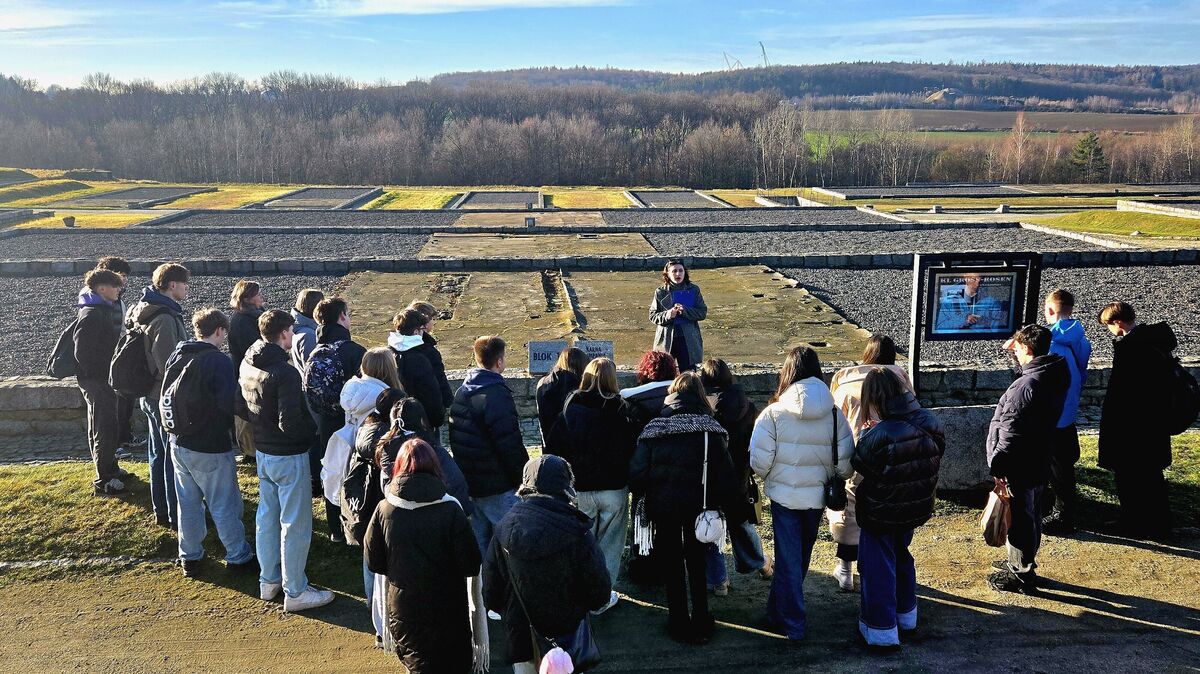 An der Gedenkstätte des ehemaligen Konzentrationslagers Groß-Rosen. Fotos: LiG