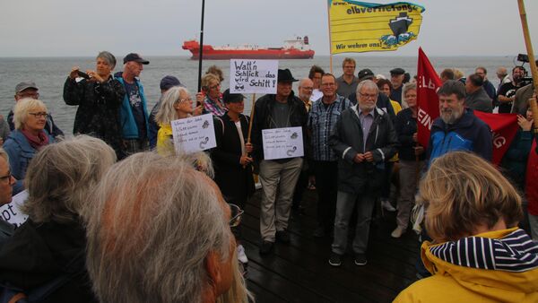 Cuxhavens Grüne rufen zur Mahnwache gegen Elbvertiefung auf