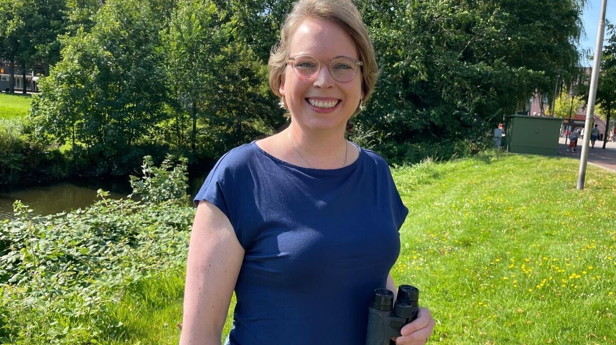 Silke Hartmann ist die Vogelguckerin. Dieser Name ist Programm, an die tausend verschiedene Vogelarten hat sie schon beobachtet. Foto: Kramp