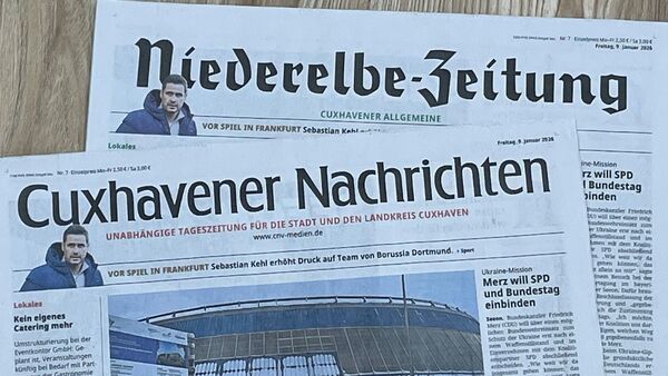 Cuxhavener Nachrichten und Niederelbe-Zeitung: Gedruckte Sonnabend-Ausgaben am Montag