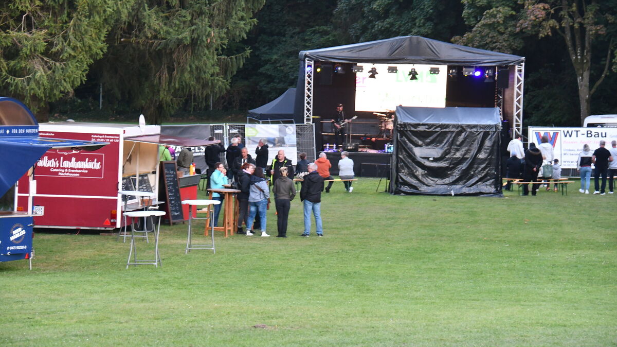 Gähnende Leere auf dem Festivalgelände: Diesen Anblick gab es am Freitag und Sonnabend häufig in der Wingst. Foto: Schröder