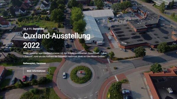 Aufgefrischte Website vor Cuxland-Ausstellung