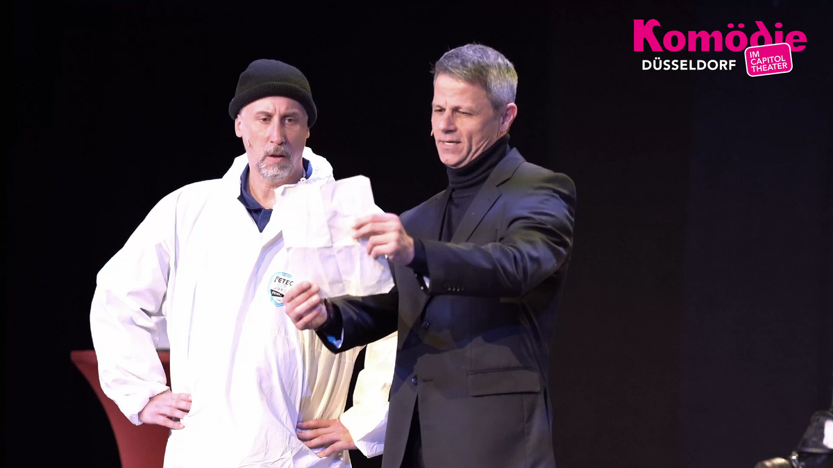 Wenn Schotty wischt, wird’s ernst und komisch zugleich – „Der Tatortreiniger“, 27. November, Stadttheater. Foto: Michael Schafer