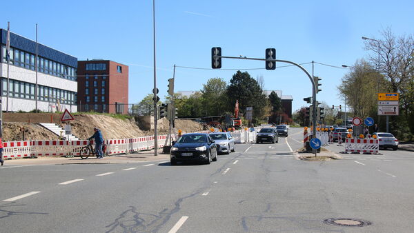 Cuxhavener Innenstadt im Umbau: Deichstraße dicht - neue Verkehrsführung startet