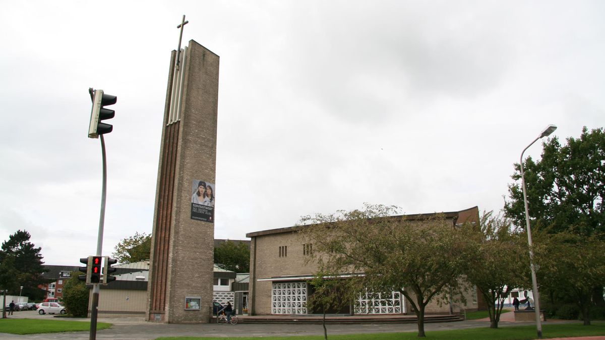 Die St. Marien-Kirche in Cuxhaven. Hier war der Priester Georg M. tätig. Foto: Reese-Winne