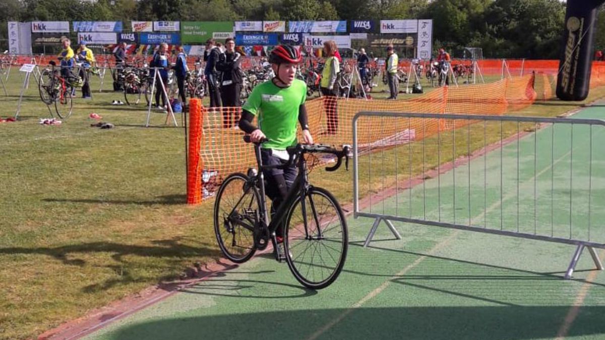 Luis Cyrol war wie sein Bruder Ben bei den Landesmeisterschaften im Duathlon am Start. Beide wussten in ihren jeweiligen Altersklassen zu überzeugen. Fotos: Cyrol