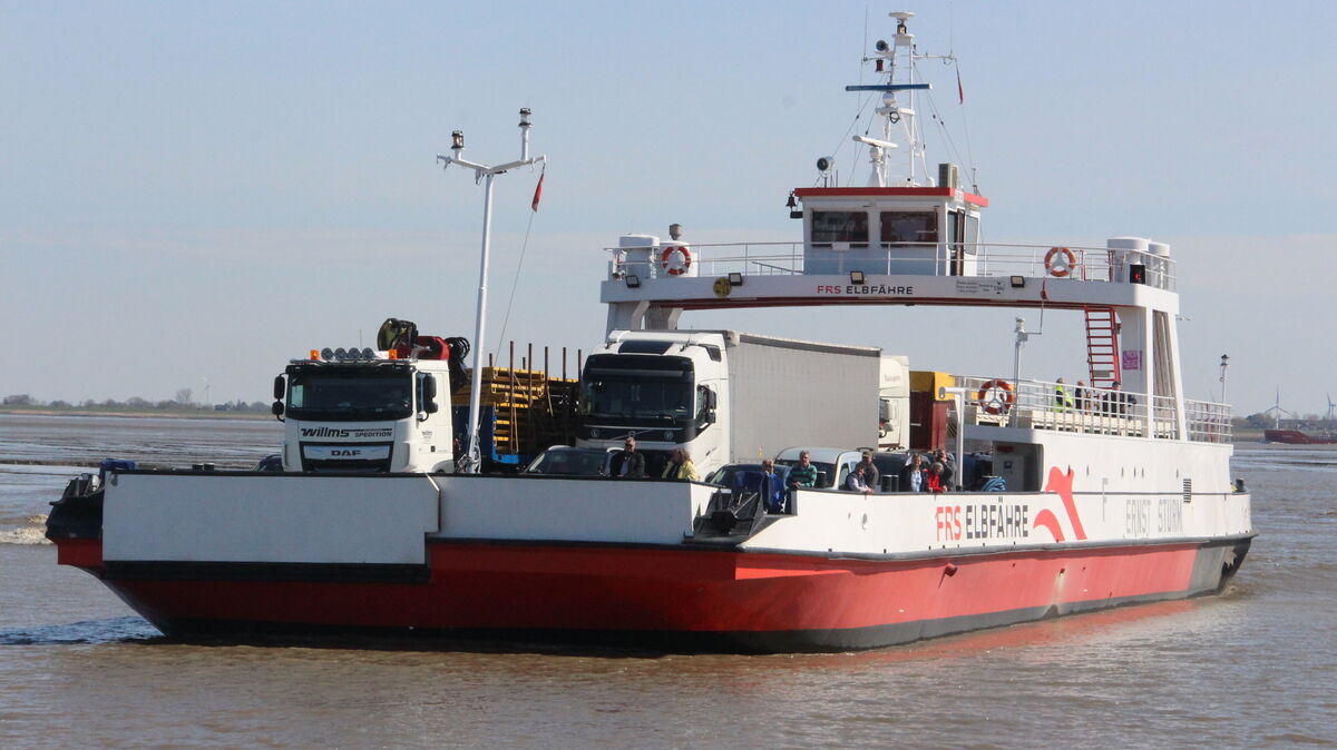 Mehrere Fahrten mit der FRS-Elbfähre zwischen Wischhafen und Glückstadt fallen aus. Archivfoto: Kramp