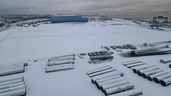 Titan Wind Energy nimmt in Cuxhaven Fahrt auf: Die Monopile-Fertigung wächst täglich