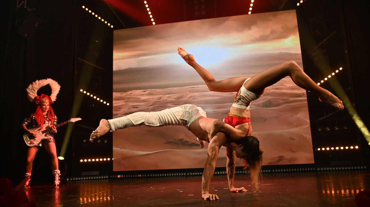 Schillernde Kostüme, mitreißende Choreografien zu bekannter Musik und atemberaubende Artistik - "Legends" startet am 3. Juli im GOP. Foto: Ralf Mohr