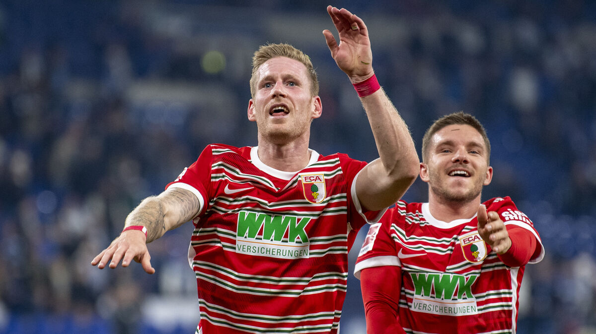 Grund zum Jubeln gab es in den vergangenen Jahren bei Fußballprofi André Hahn genügend. Nun beendet der gebürtige Wehldorfer seine Karriere. Foto: David Inderlied/dpa