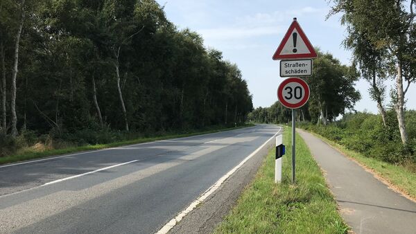B495-Sanierung in Lamstedt startet: Anwohner und Verkehrsteilnehmer brauchen Geduld
