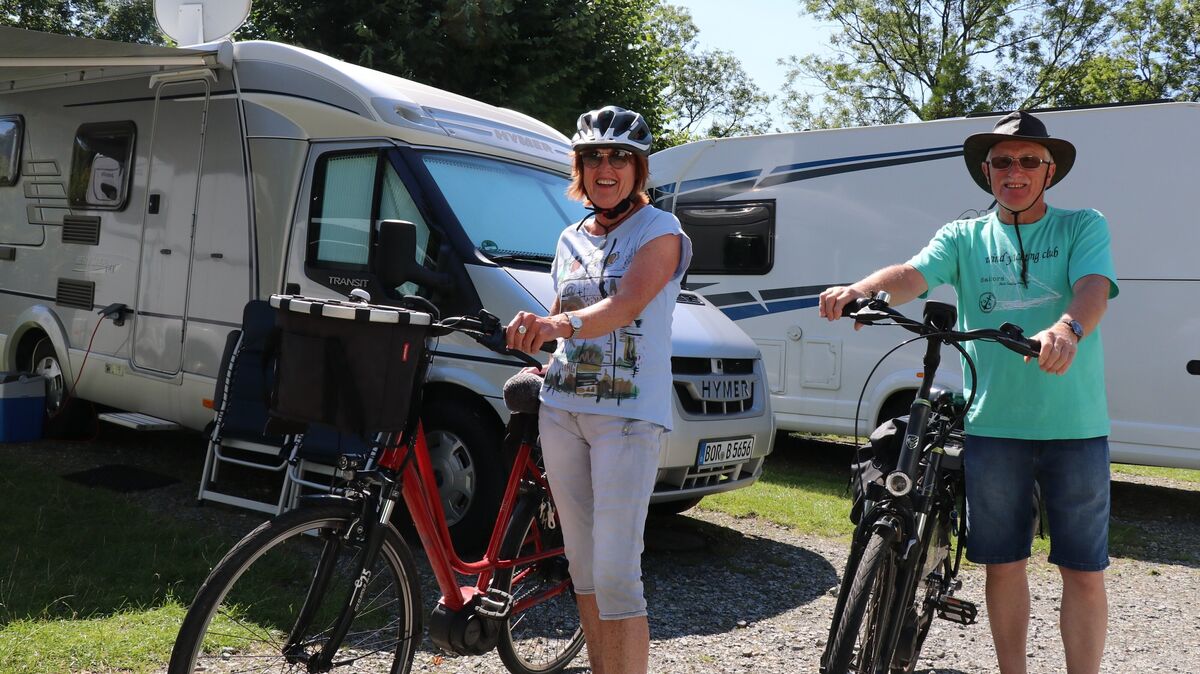 Das Nordseebad Otterndorf ist bei Wohnmobilurlaubern beliebt. Besonders gern wird der Seglertreff an der Schleuse angesteuert. Verwaltung und Politik wollen das Stellplatz-Angebot in der Stadt jetzt noch ausbauen. Foto: Mangels