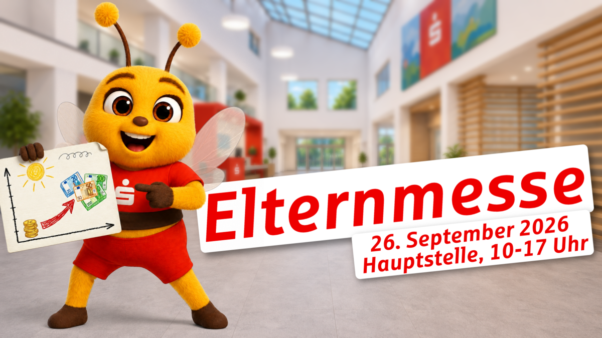 Großen Elternmesse am 26. September 2026, von 10 bis 17 Uhr. Foto: Weser-Elbe Sparkasse
