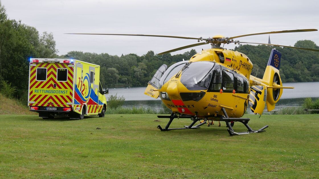 A year with many diving accidents at the Kreidesee lake in Hemmoor: Number ...