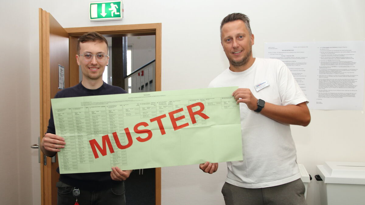 Musterstimmzettel für die Stadtratswahl: Die hier abgebildete "Tapete" umfasst mitnichten das gesamte Bewerberfeld, sondern nur die Namen derjenigen Kandidatinnen und Kandidaten, die sich in Wahlbereich I um Stimmen bemühen.   Foto: Koppe
