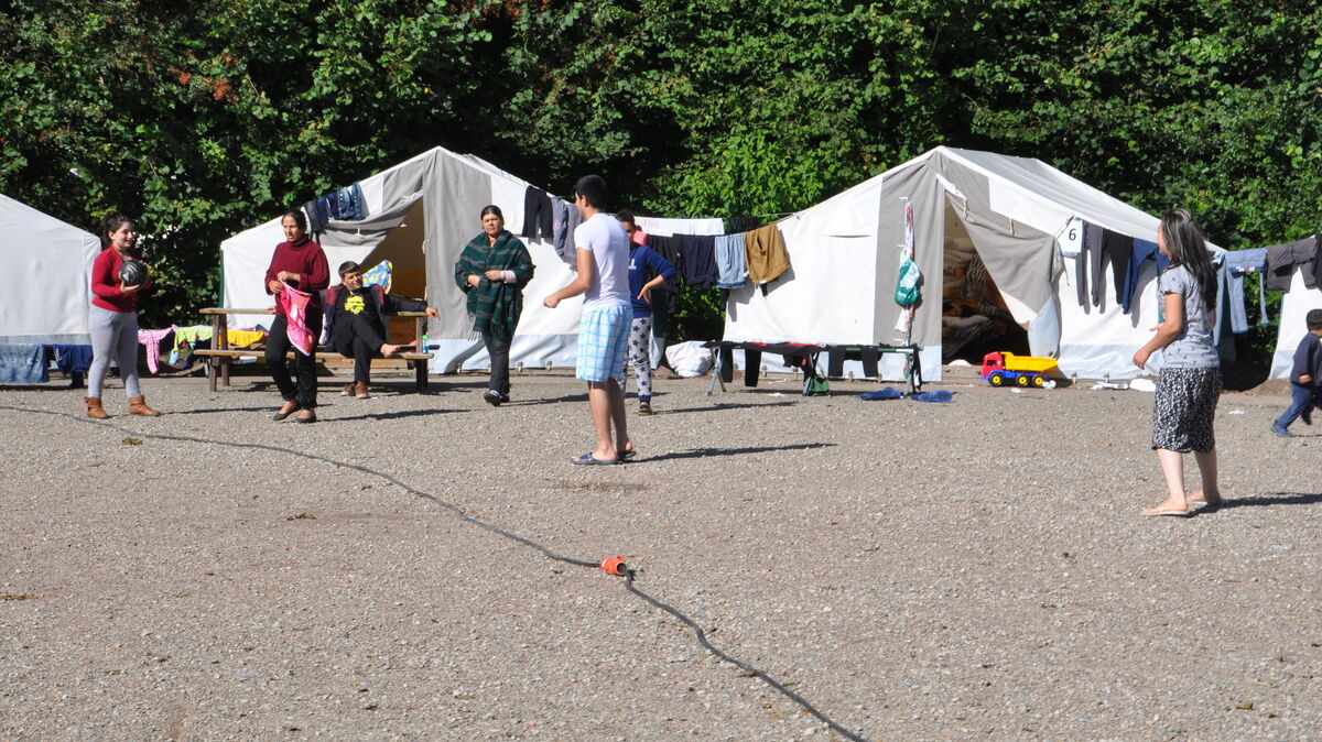 Über Nacht wurde aus dem Otterndorfer Sommercamp eine Zuflucht für Gefüchtete - und ziemlich schnell stellte sich dort ein Stück Normalität ein.