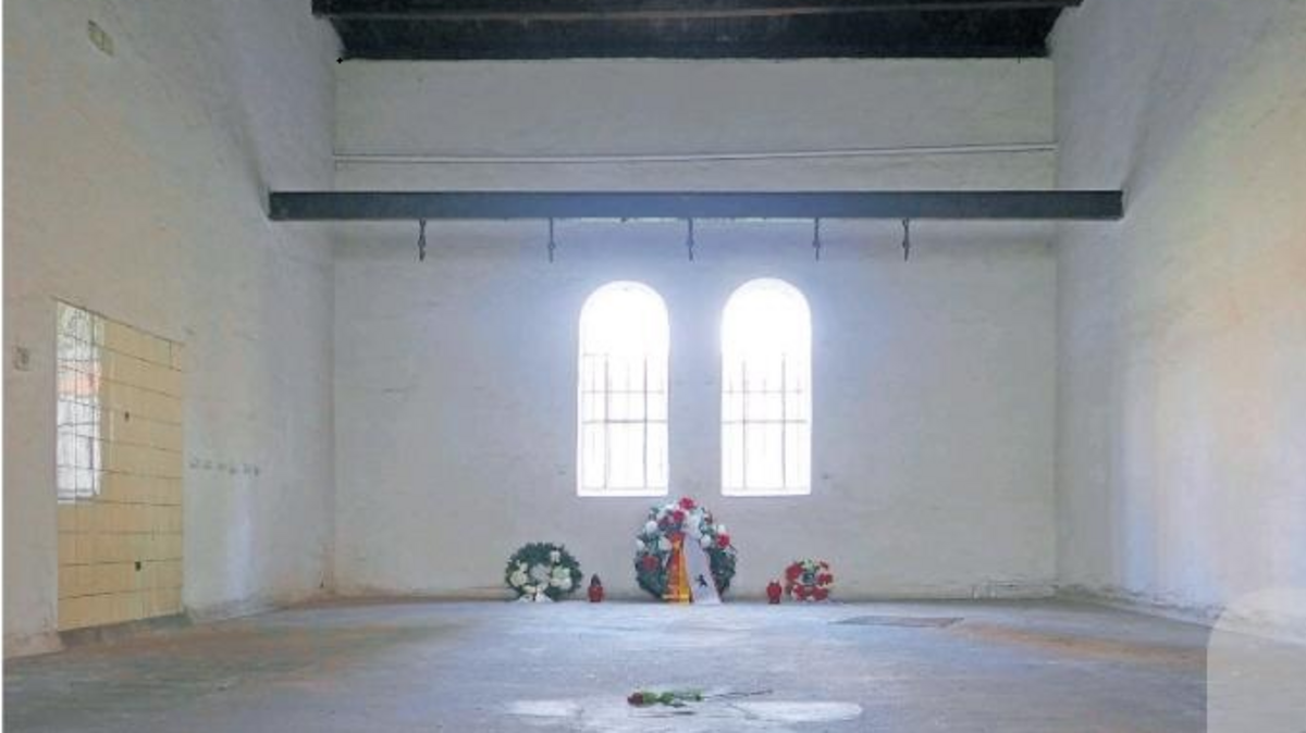 Ehemaliger Hinrichtungsraum Strafgefängnis Berlin Plötzensee. Foto: Hans-Jürgen Kahle